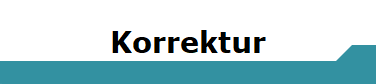 Korrektur